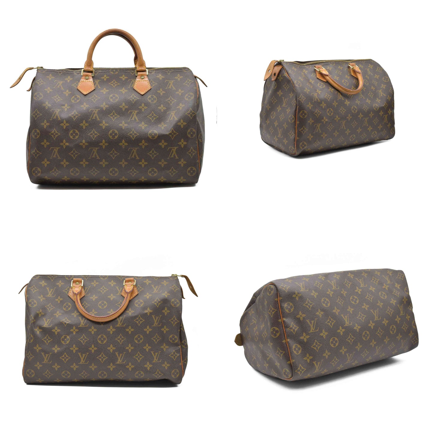$1700 Louis Vuitton Monogram Speedy 35 SP0947