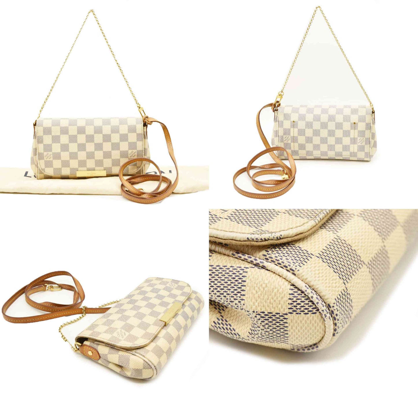 Louis Vuitton  Damier Azur Favorite PM  FL2105