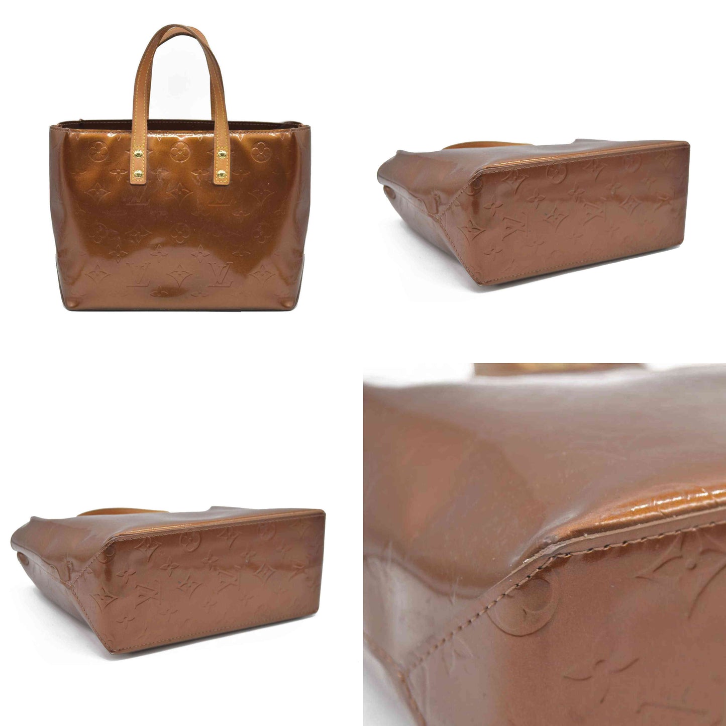 $800 CONSIGNMENT Louis Vuitton  Vernis Reade PM Bronze