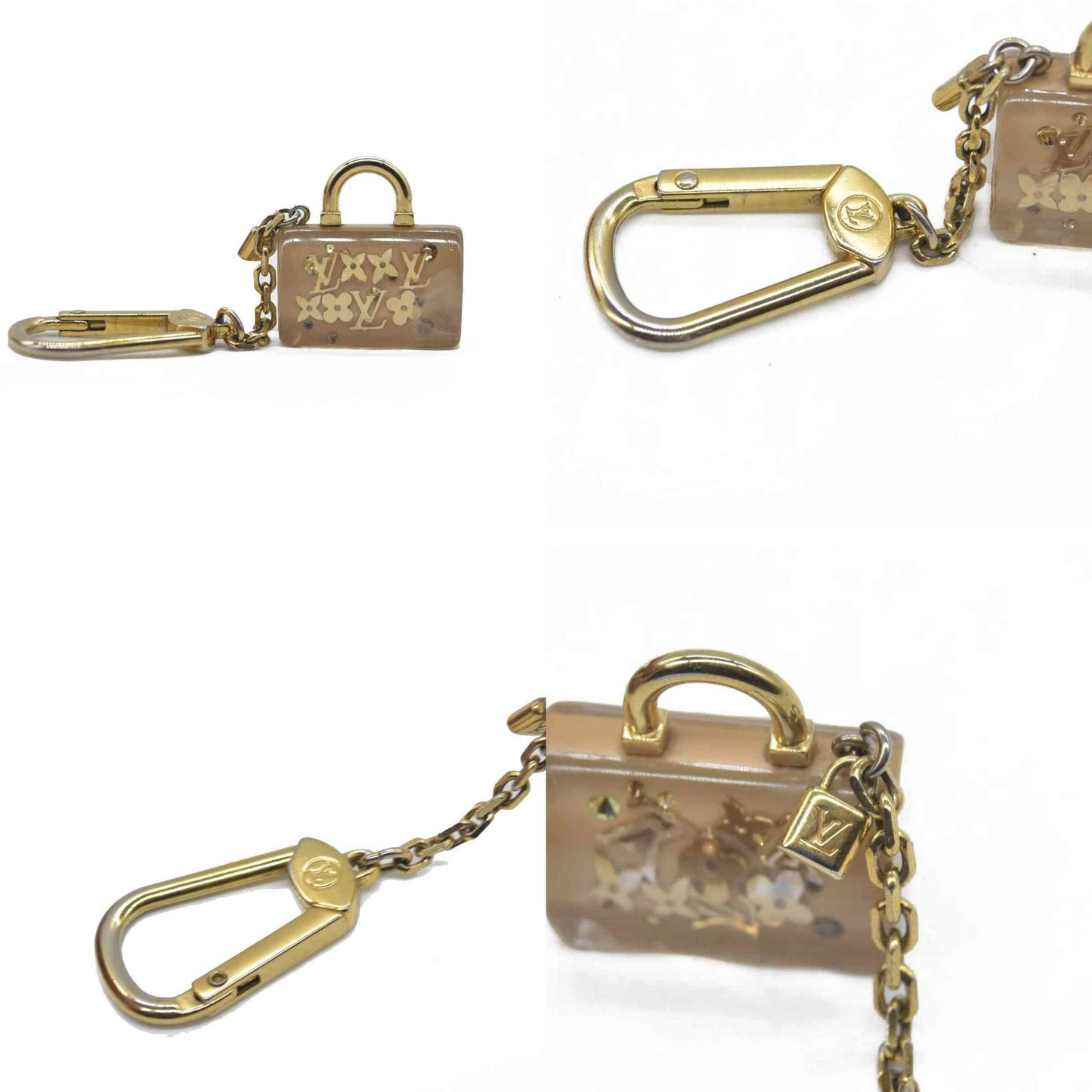 $485 Louis Vuitton Inclusion Speedy Key Holder And Bag Charm CONSIGNMENT
