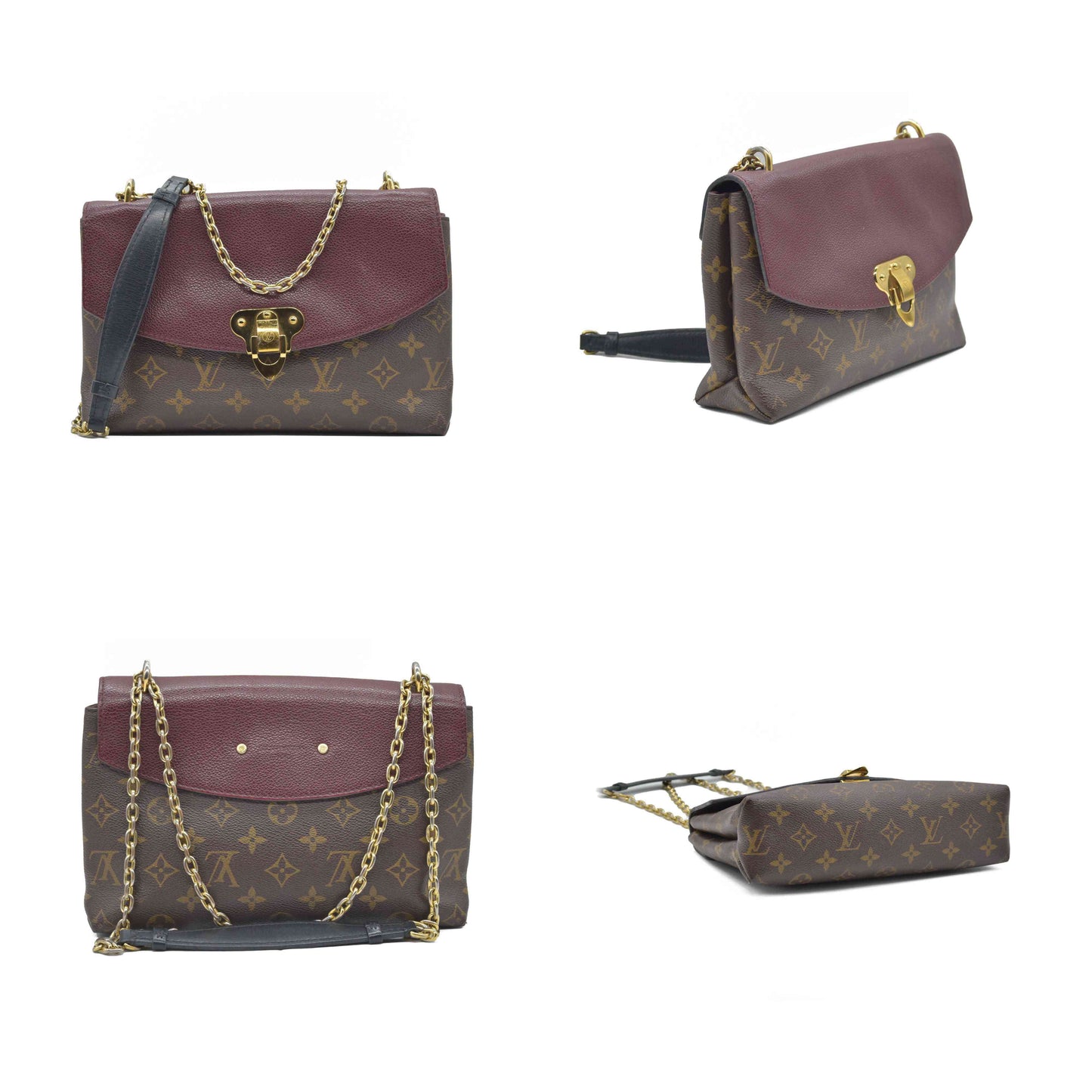 $2410 Louis Vuitton  LV Monogram Saint Placide PM Burgundy
