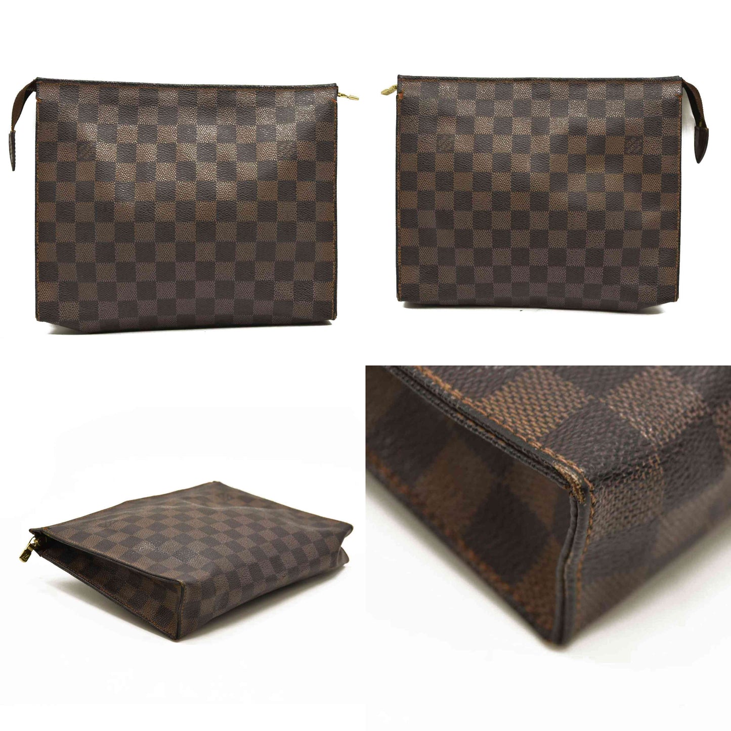 Louis Vuitton  Damier Ebene Toiletry Pouch 26