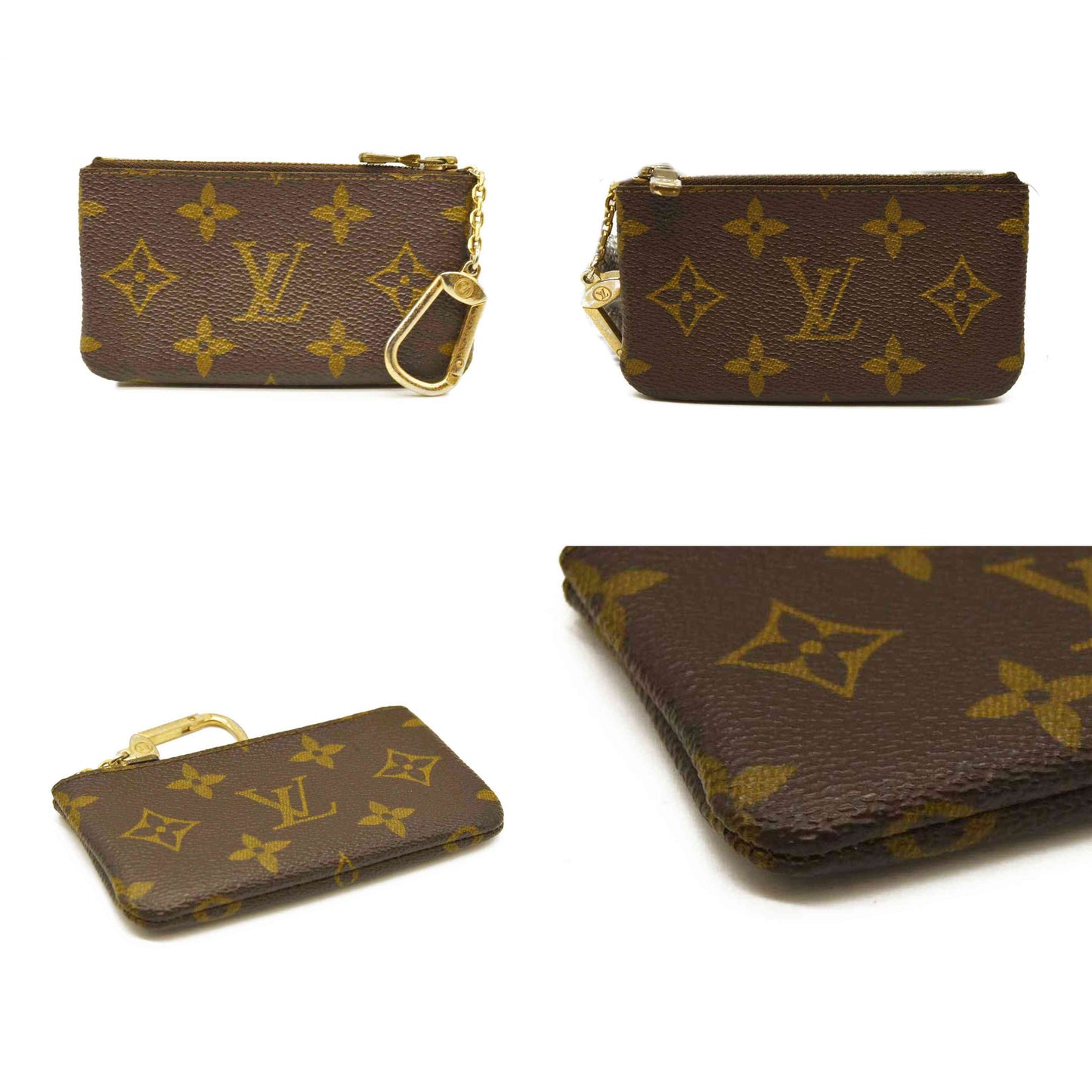 Louis Vuitton  Monogram Key Pouch 8903ET