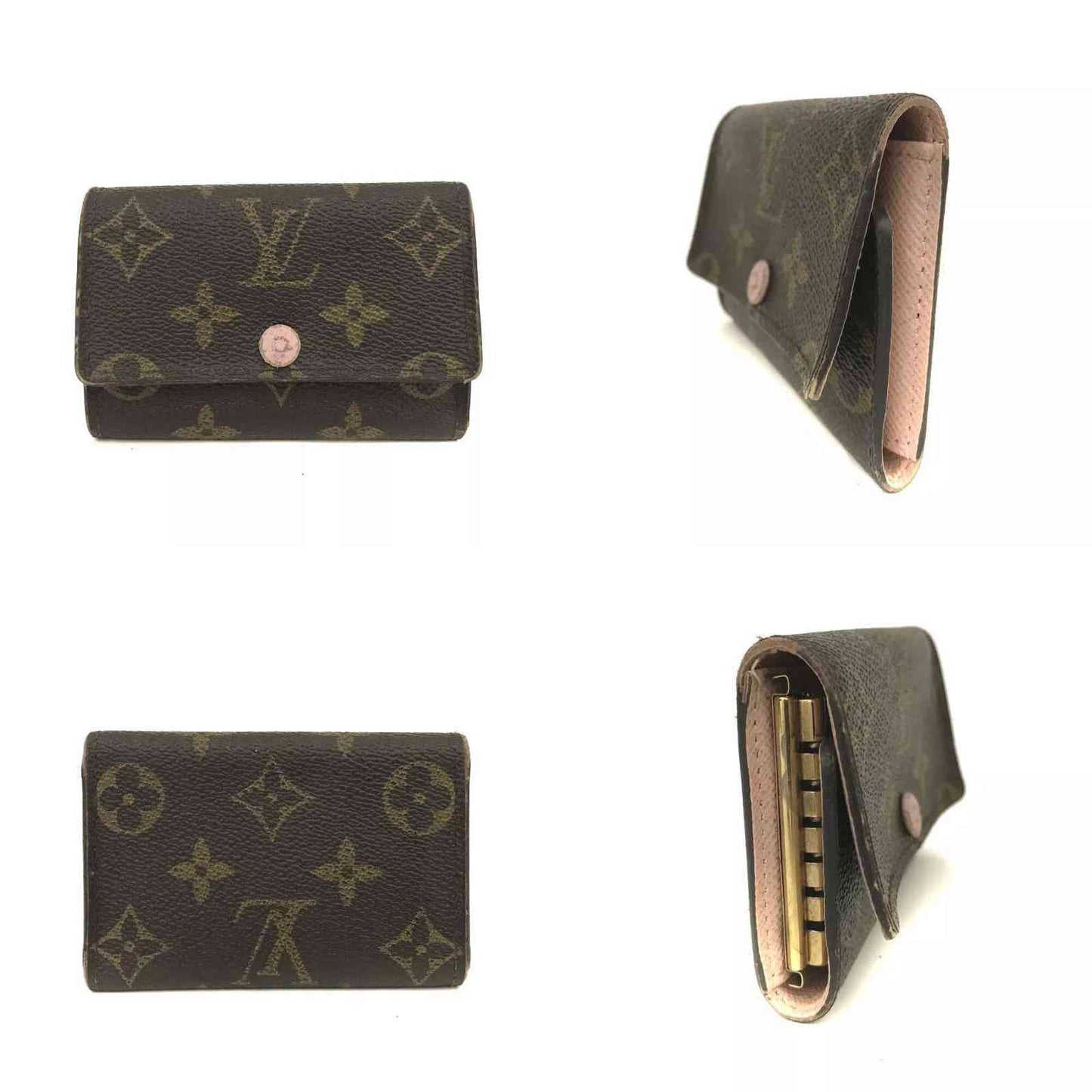 Louis Vuitton  Monogram Multicles 6 Key Holder Rose Ballerine CT2187