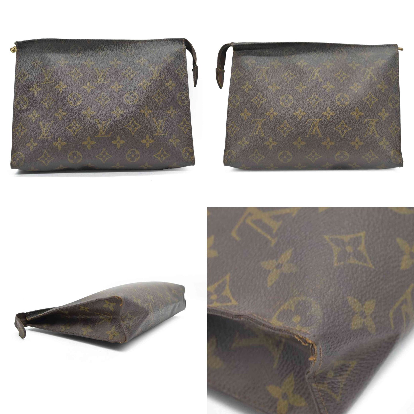 $740 LOUIS VUITTON Monogram Toiletry 26