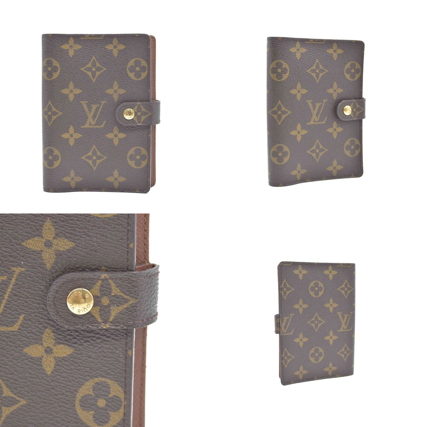 Louis Vuitton Monogram Agenda PM Notebook Cover Brown CA0071