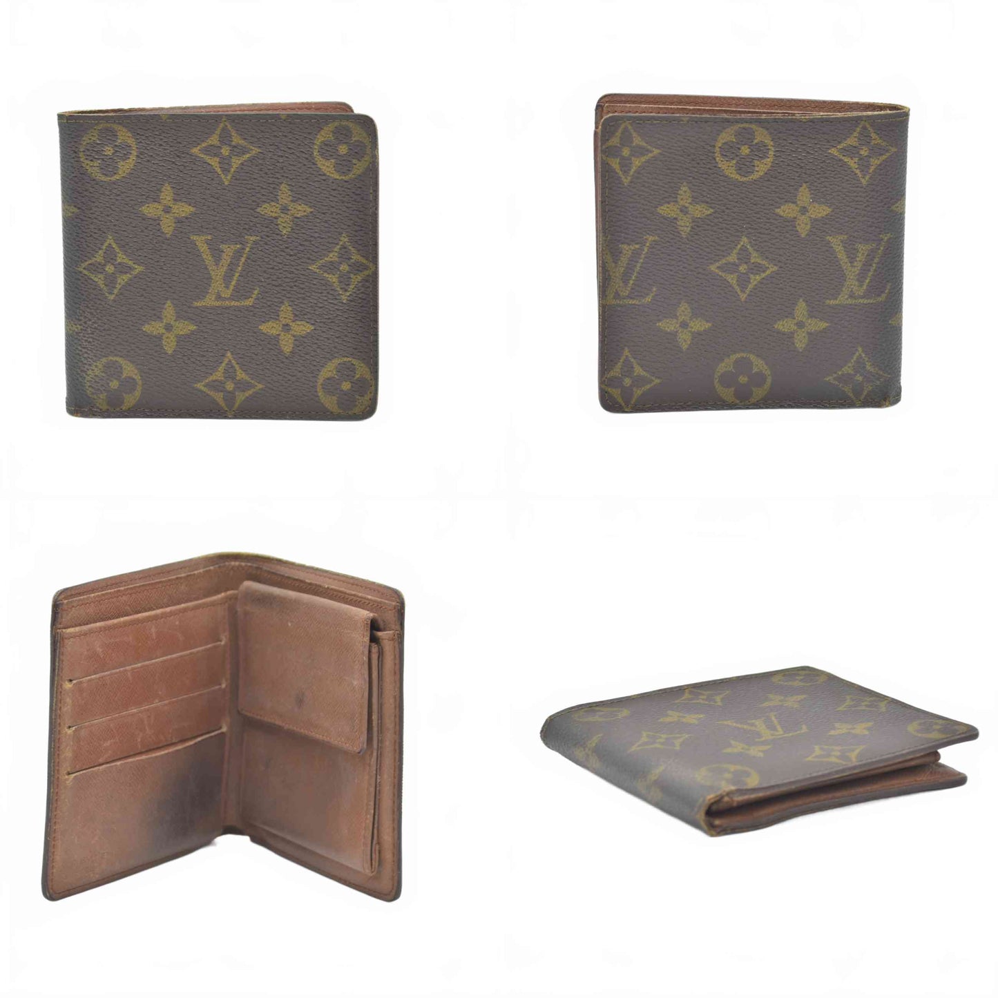 $515 2003 Louis Vuitton Monogram Marco Wallet MI9003