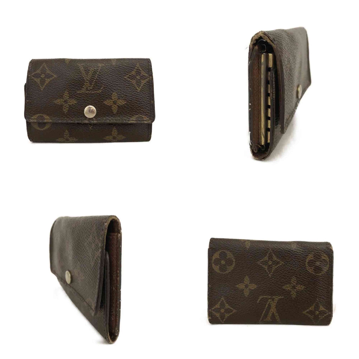 Louis Vuitton Monogram Multicles 6 Ring Key Case Brown CT4131