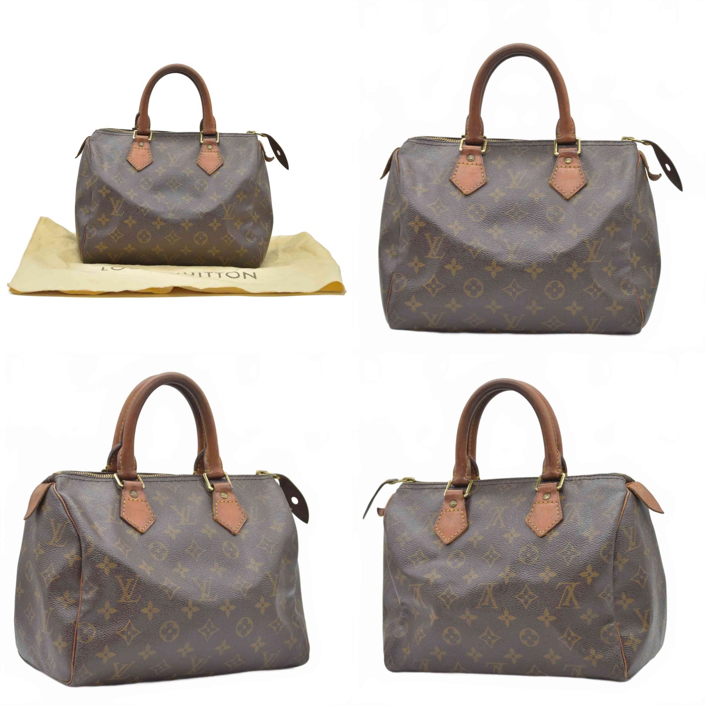 $1490 1994 Louis Vuitton Monogram Speedy 25 SP0974