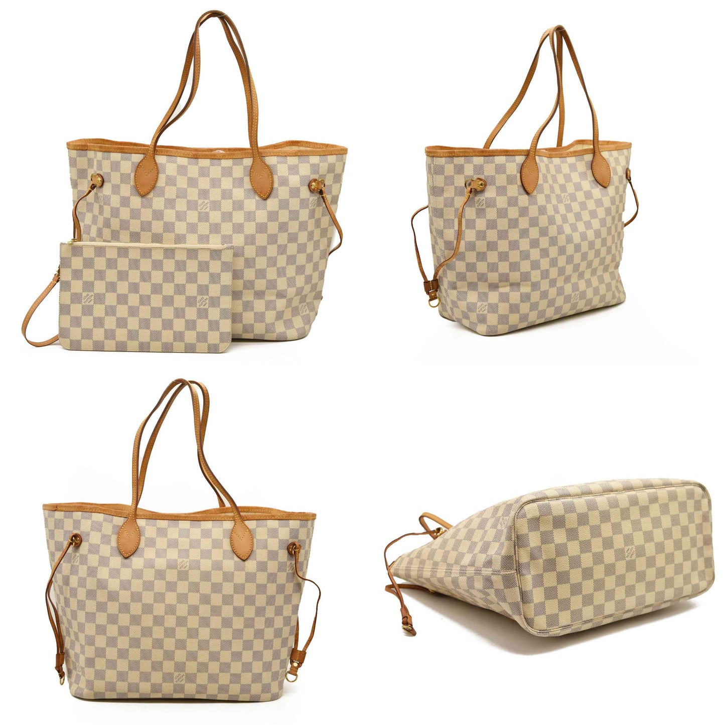 LOUIS VUITTON  Damier Azur Neverfull MM AR0188