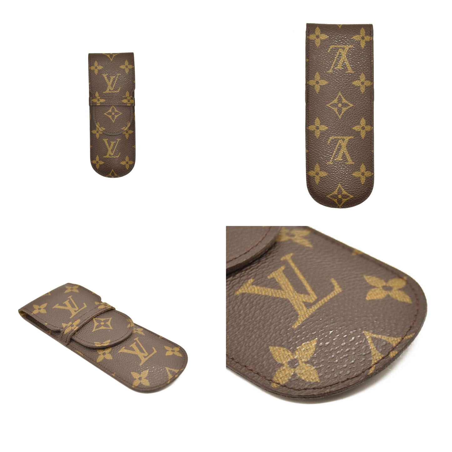 Louis Vuitton  Monogram Etui Stylos Pen Holder Case CA0010