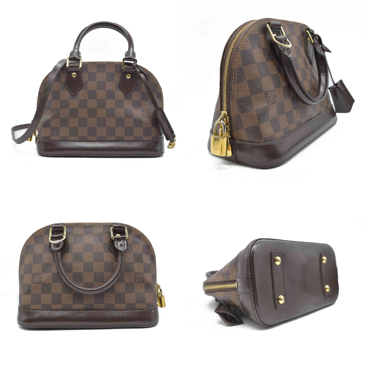 $1940 Louis Vuitton Damier Ebene Alma BB 2017 AA4177