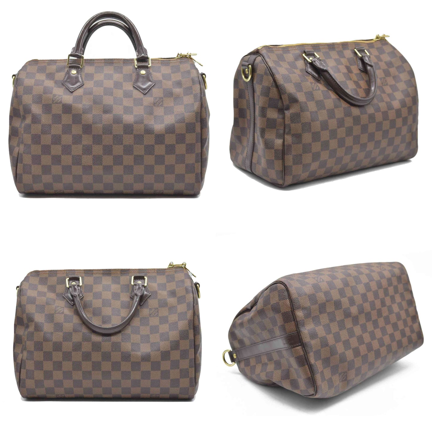 $1980 Louis Vuitton  Damier Ebene Speedy Bandouliere 30 2015