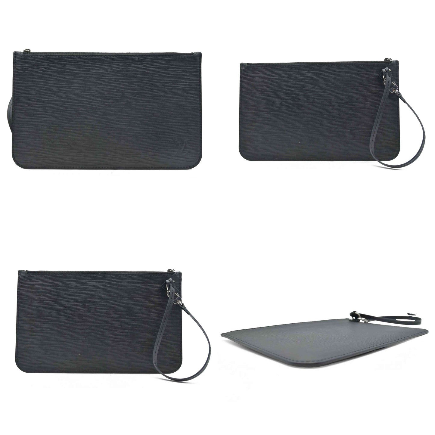Louis Vuitton Epi Leather Neverfull MM Pochette Black UB2189