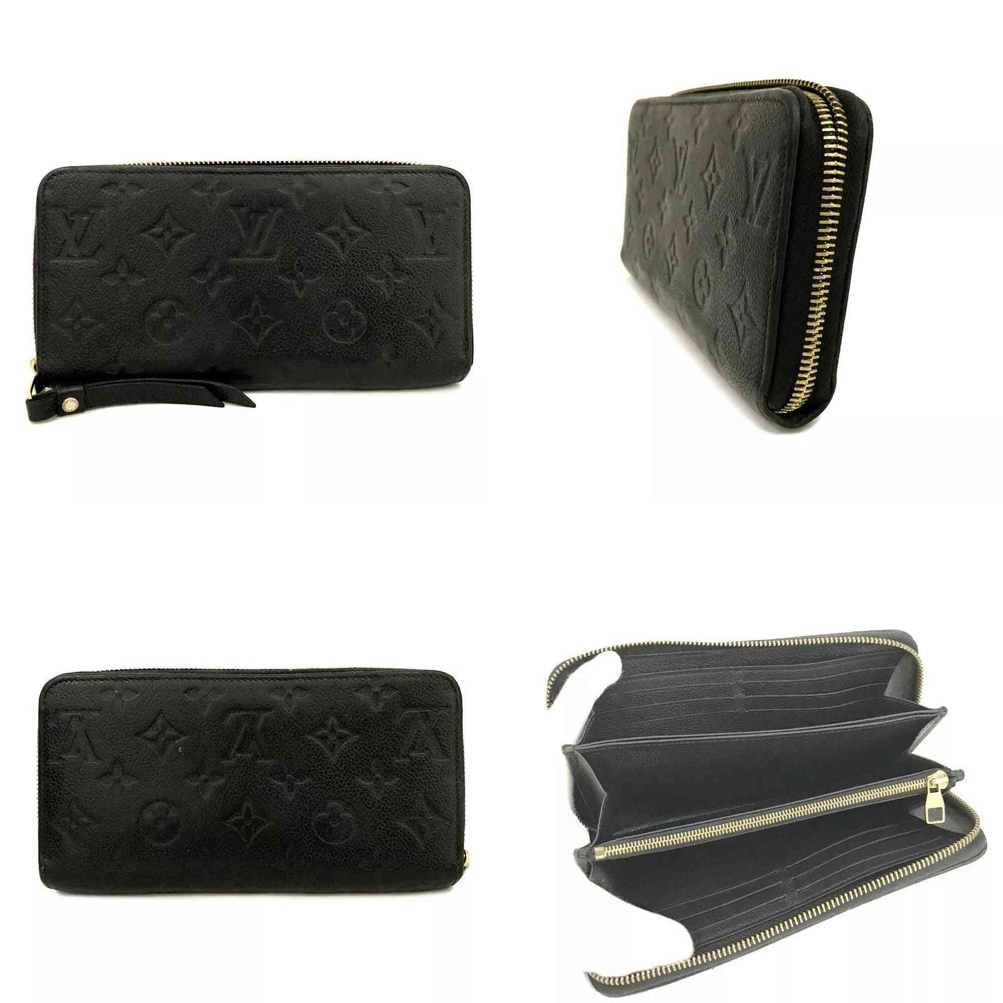 Louis Vuitton  Empreinte Zippy Wallet Black SP4178