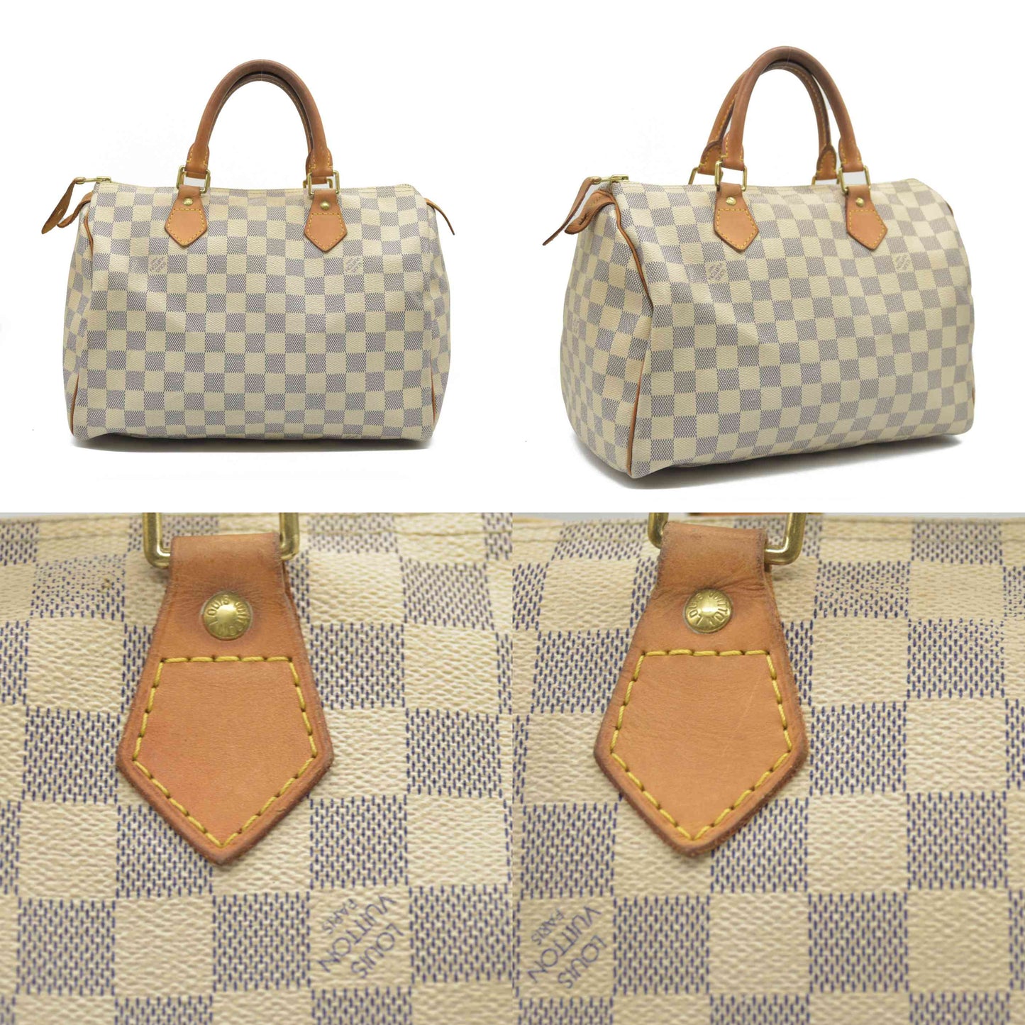 Louis Vuitton  Damier Azur Speedy 30 DU1008