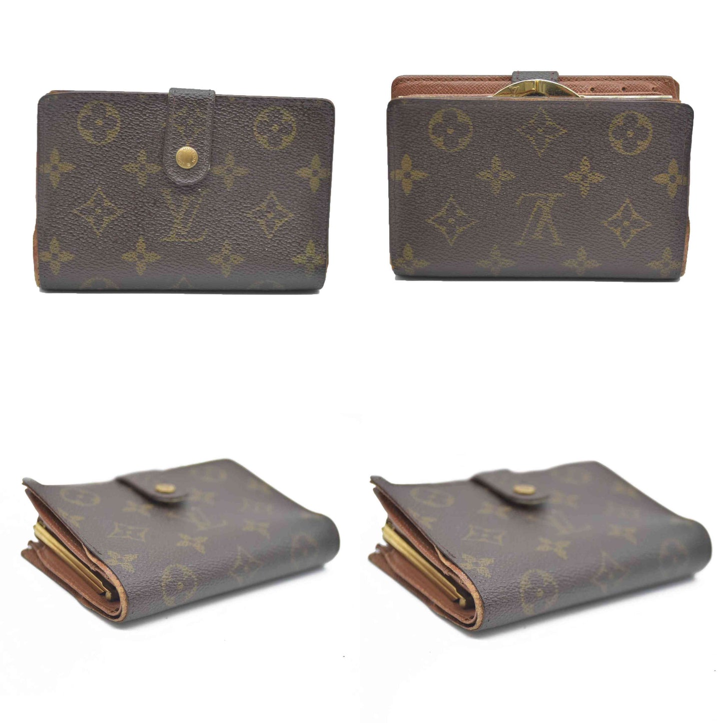 Louis Vuitton Monogram Porte Monnaie Billets Viennois Bifold Wallet CA0010