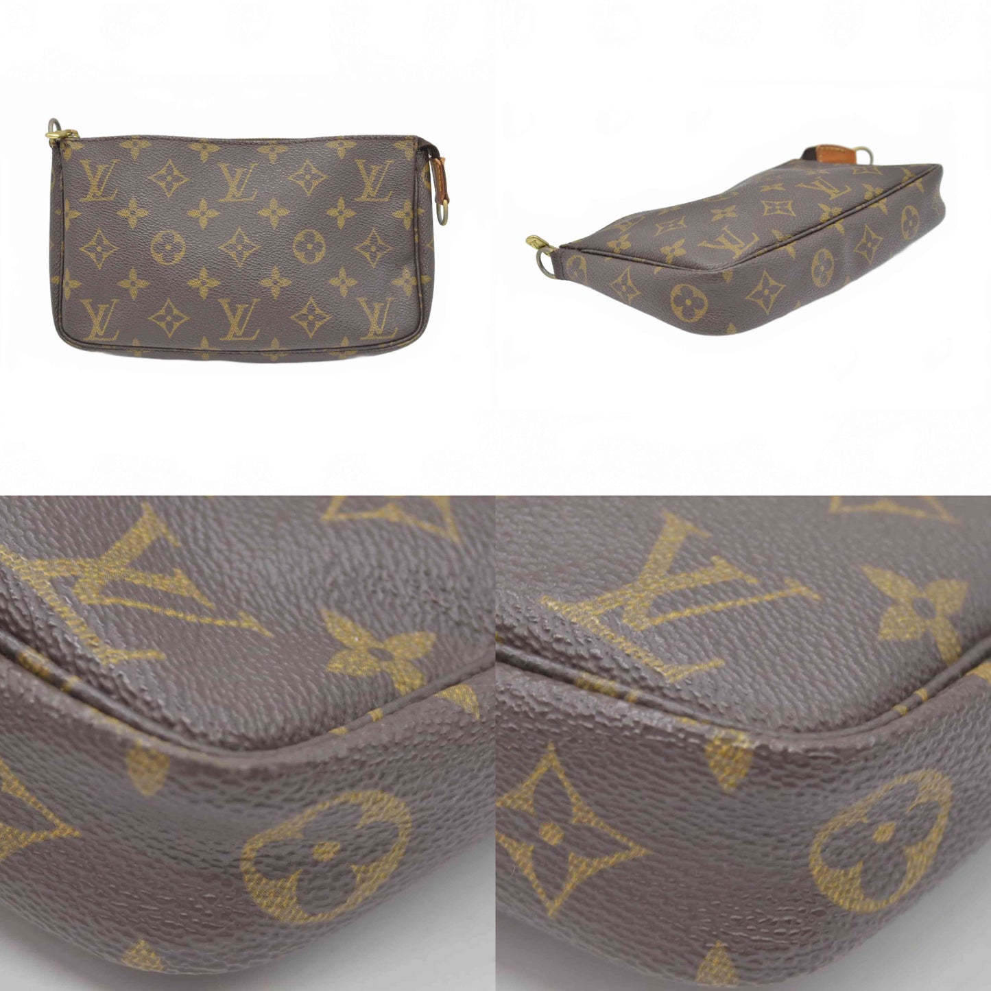 $1290 1999 Louis Vuitton Monogram Pochette Accessories AR0999