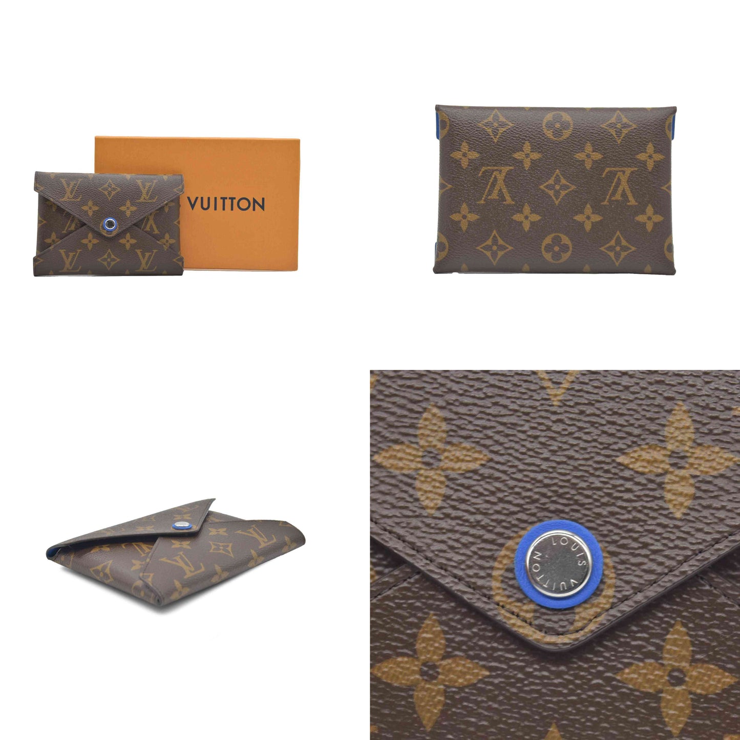 Louis Vuitton Monogram Medium Kirigami Pochette Insert Blue