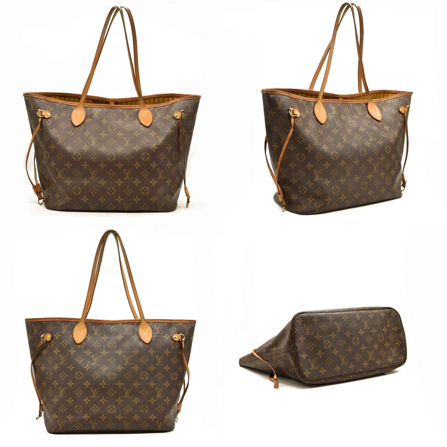 LOUIS VUITTON Monogram Neo Neverfull MM Mimosa TJ2134