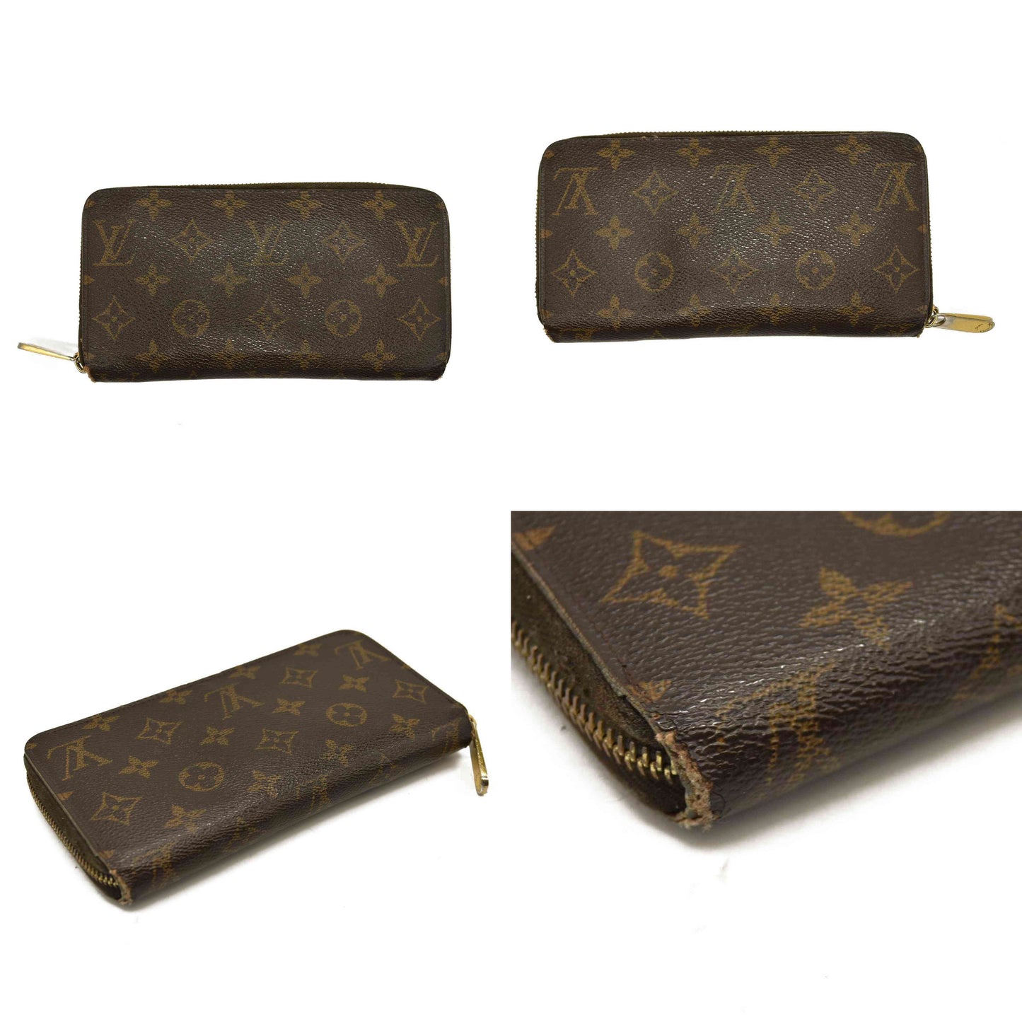 LOUIS VUITTON Monogram Zippy Wallet GI2182