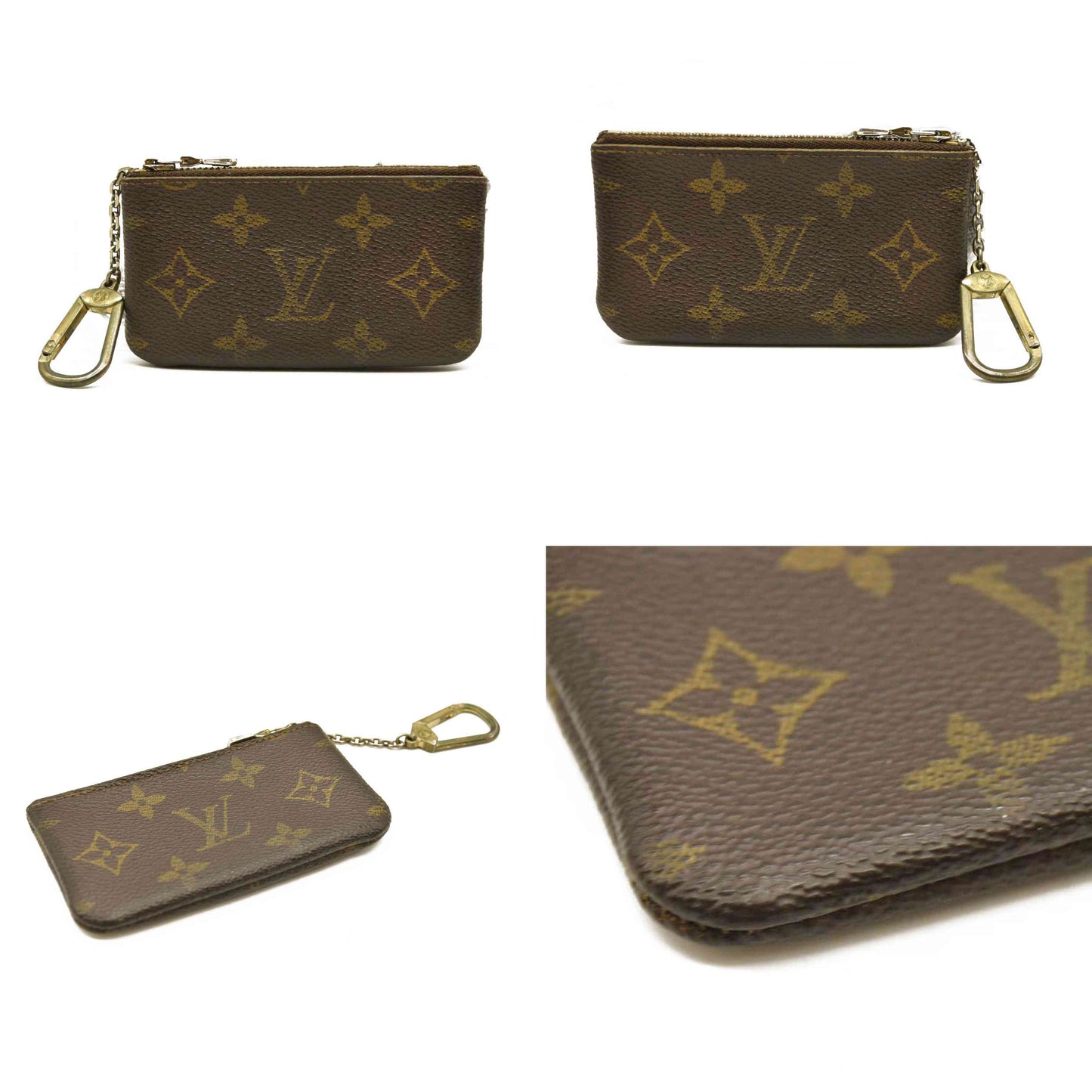 Louis Vuitton  Monogram Key Pouch 0990ET