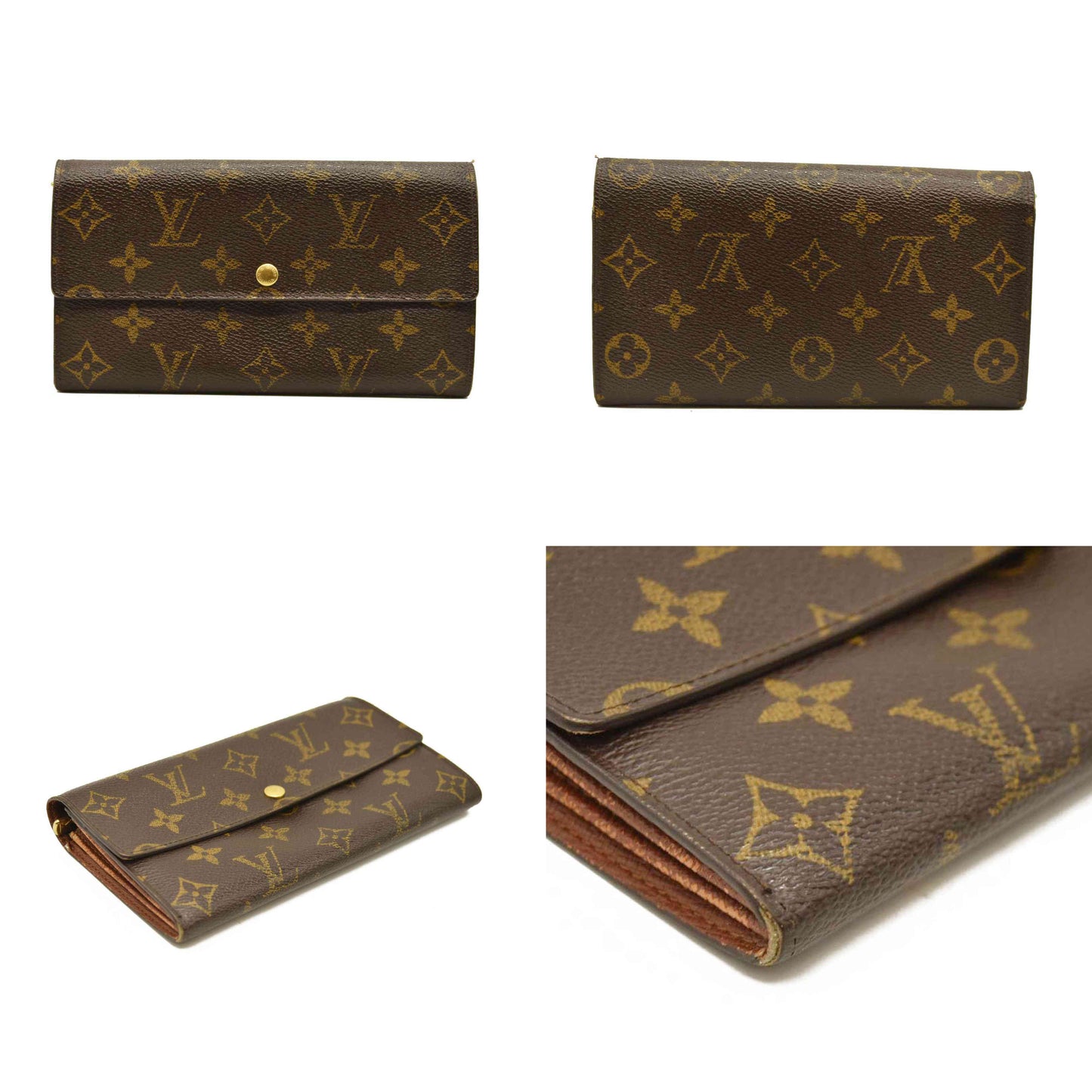 Louis Vuitton  Monogram Sarah Wallet TH0022