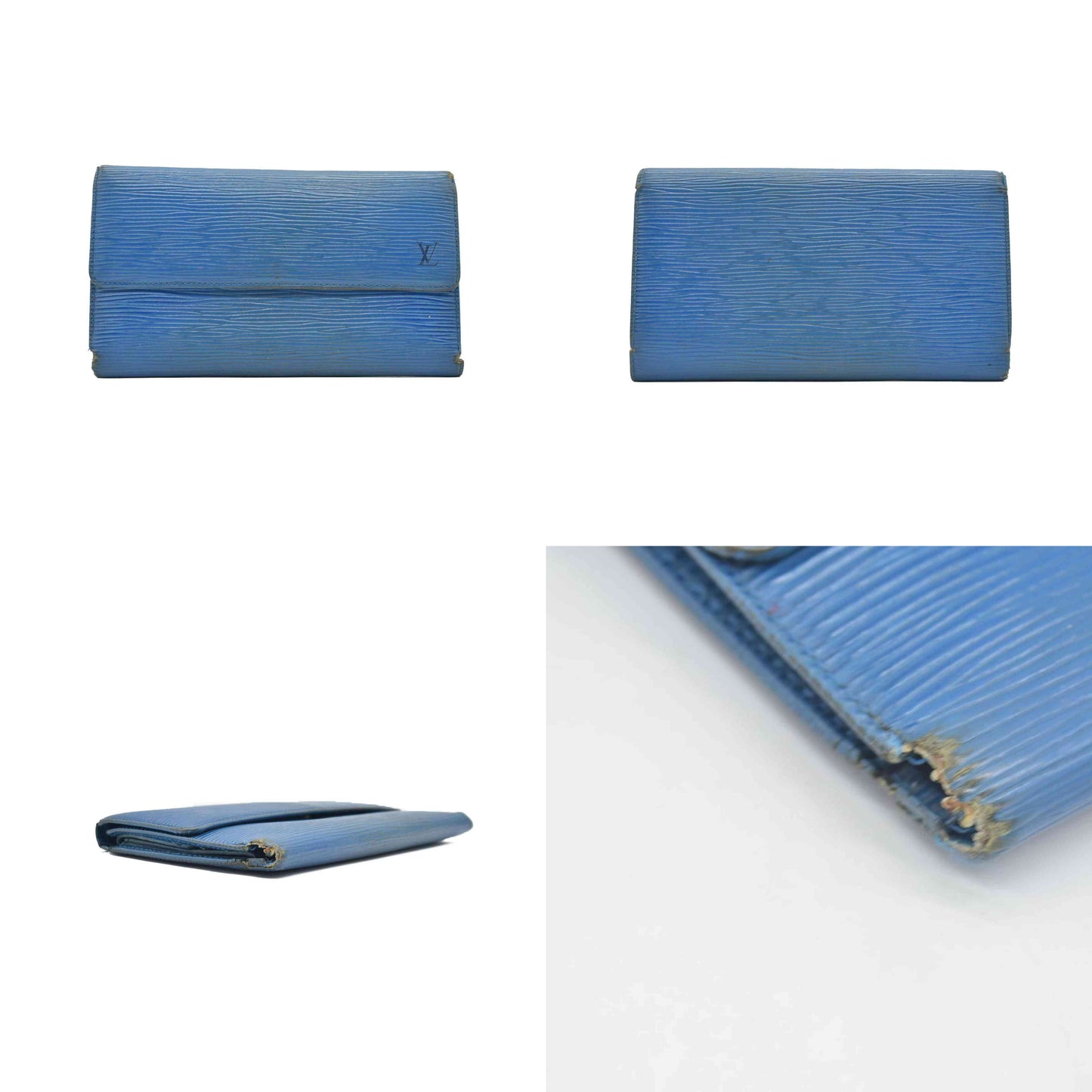$805 1995 Louis Vuitton Epi Porte Tresor International Wallet CONSIGNMENT CA0915