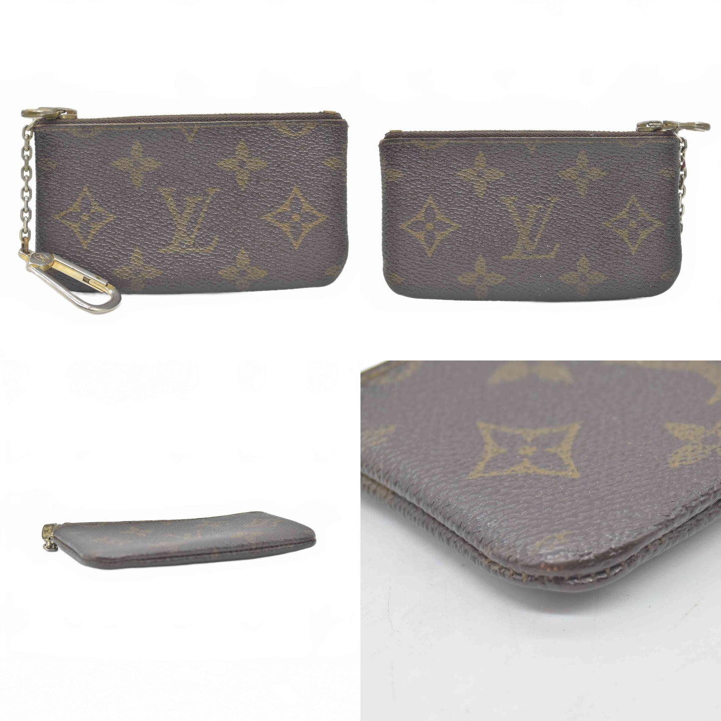 $345  Louis Vuitton  Monogram Key Pouch ET