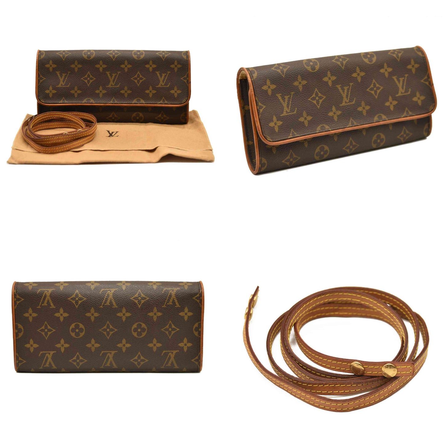 Louis Vuitton  Monogram Pochette Twin GM SD0060