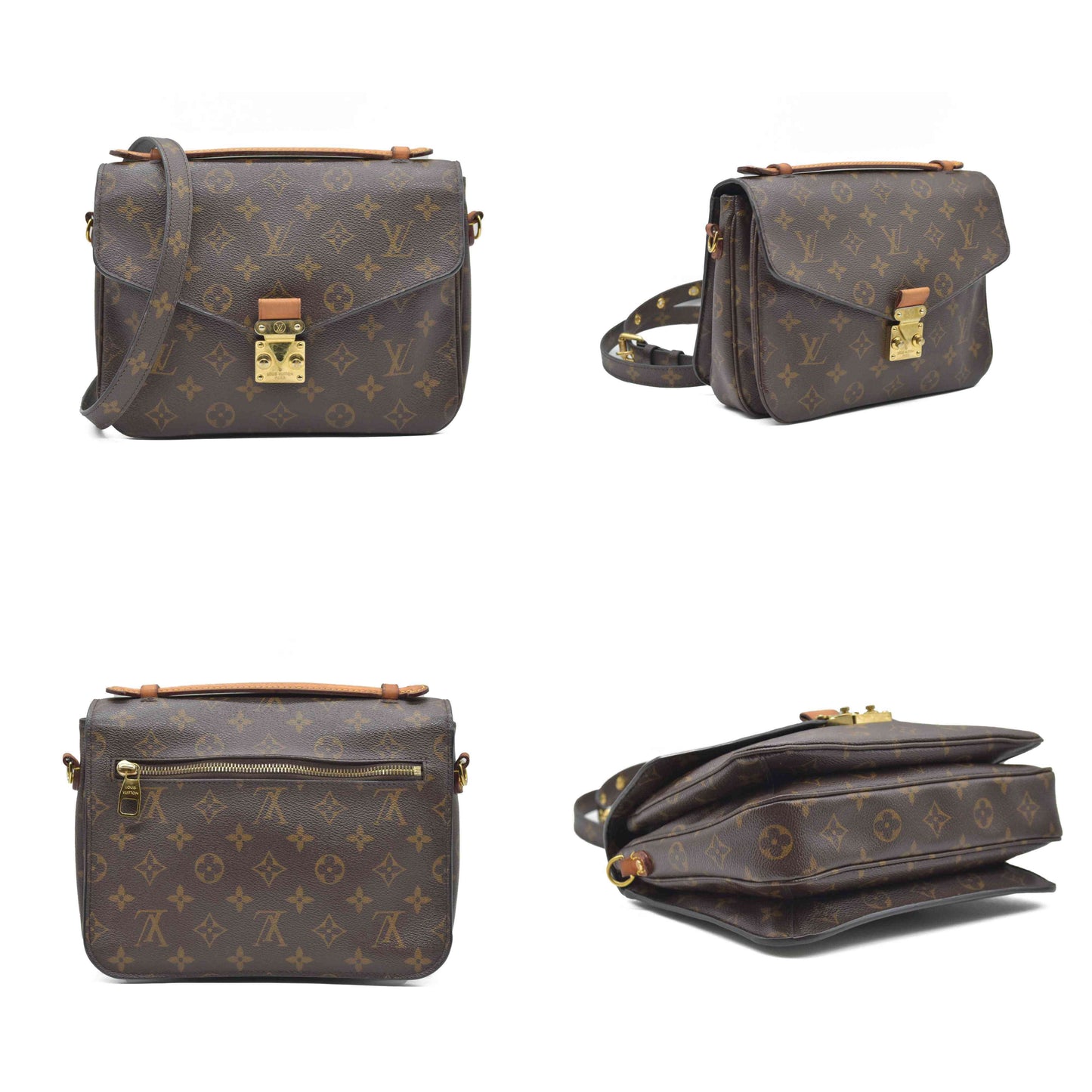 $2750 2019 Louis Vuitton  Monogram Pochette Metis AR2189