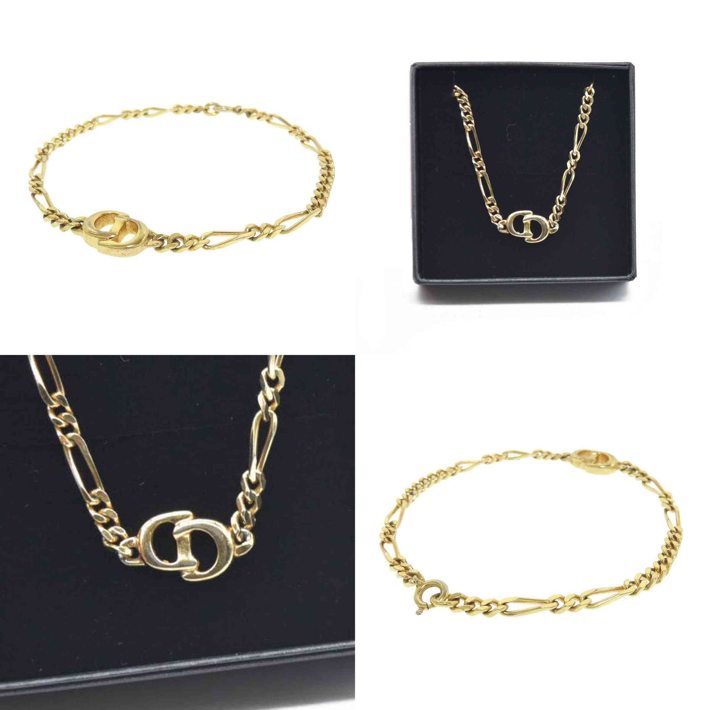 CHRISTIAN DIOR CD logo Bracelet Metal