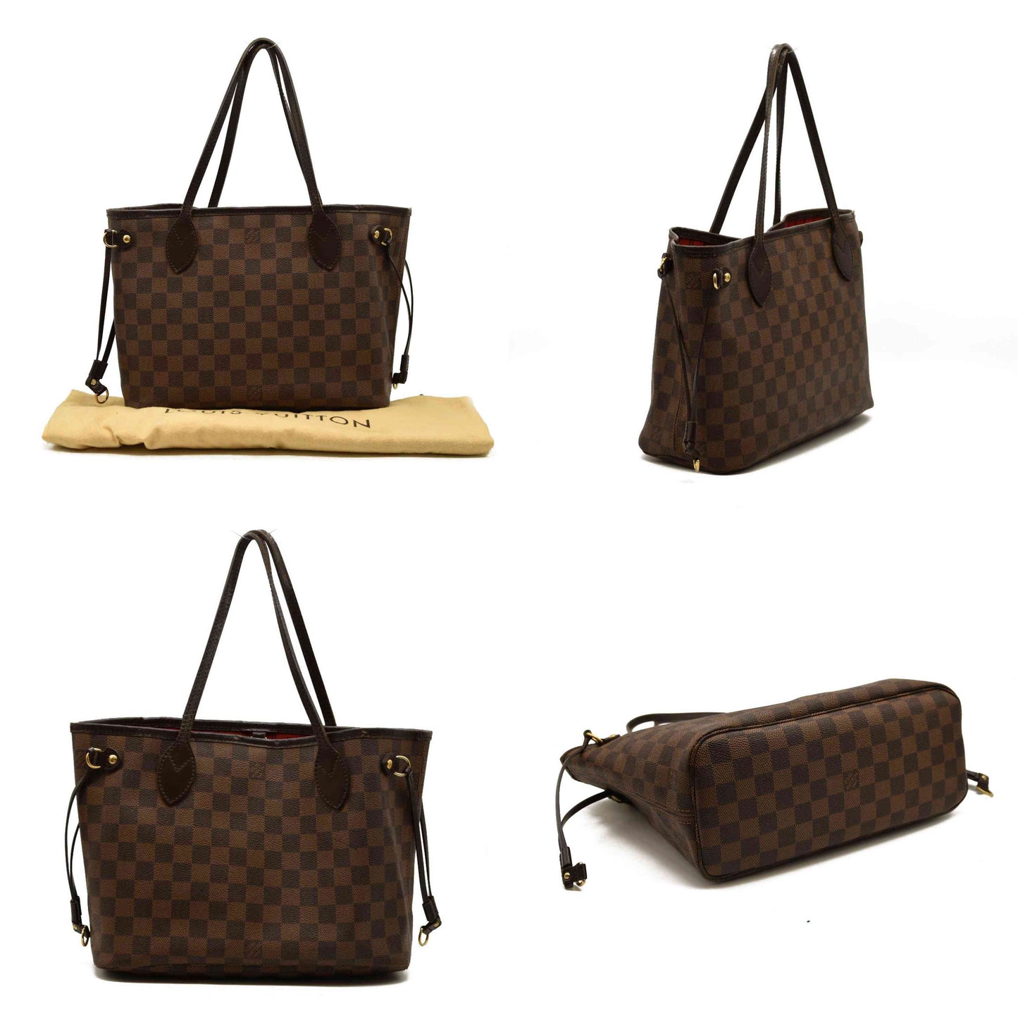 Louis Vuitton  Damier Ebene Neverfull PM MB1141