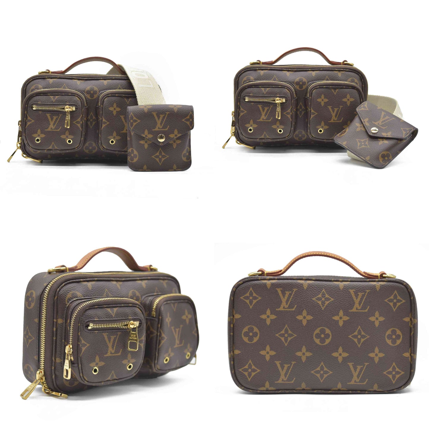 $3100 2020 Louis Vuitton Monogram Utility Crossbody
