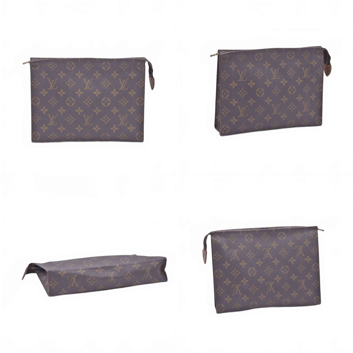 $760 Louis Vuitton Monogram Toiletry 26 Cosmetics Pouch Purse 10021031