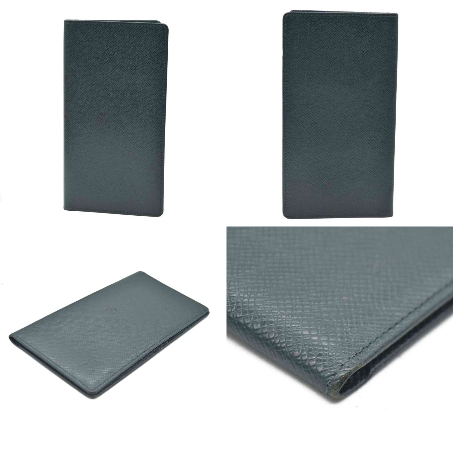 Louis Vuitton Taiga Porte Valeurs Cartes Credit Leather Long Wallet VI0927