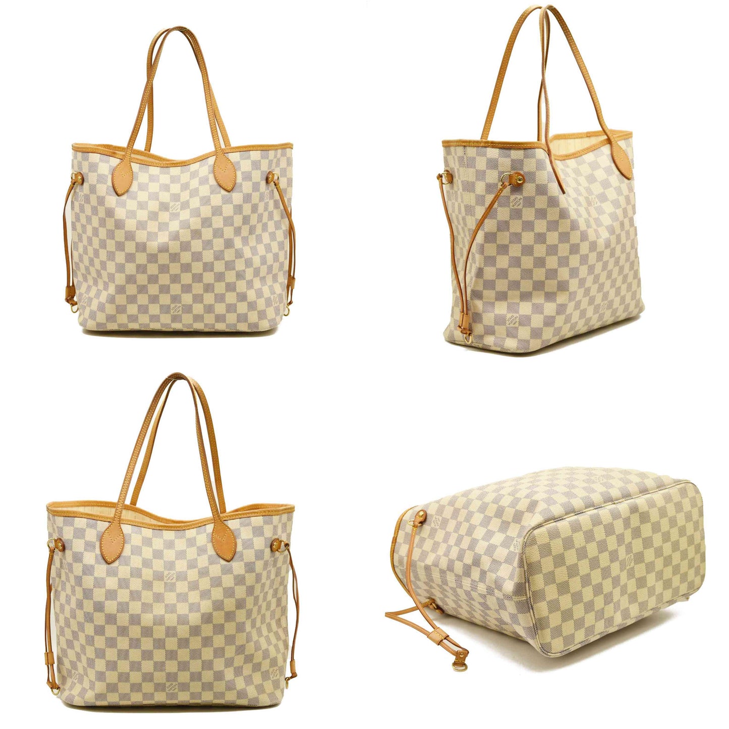 LOUIS VUITTON  Damier Azur Neverfull MM