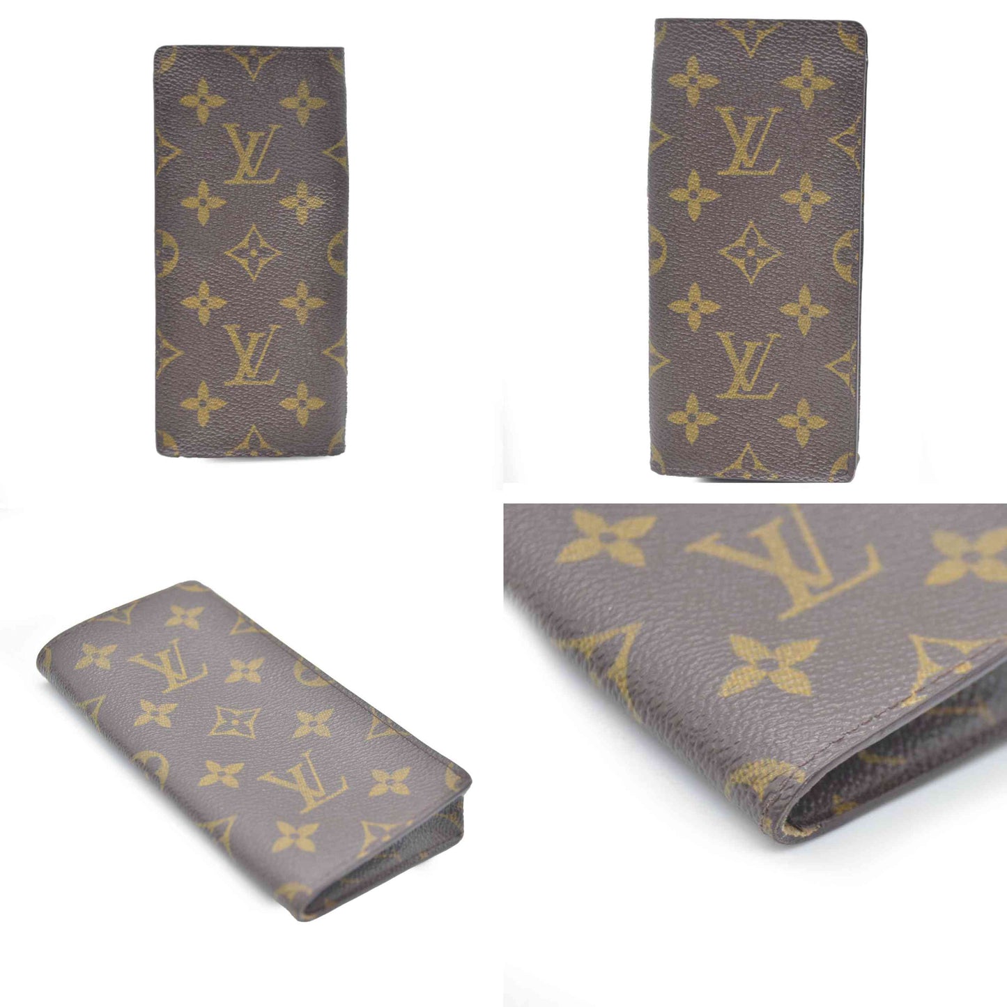 LOUIS VUITTON Monogram Etui a Lunettes Simple Eyeglass Case