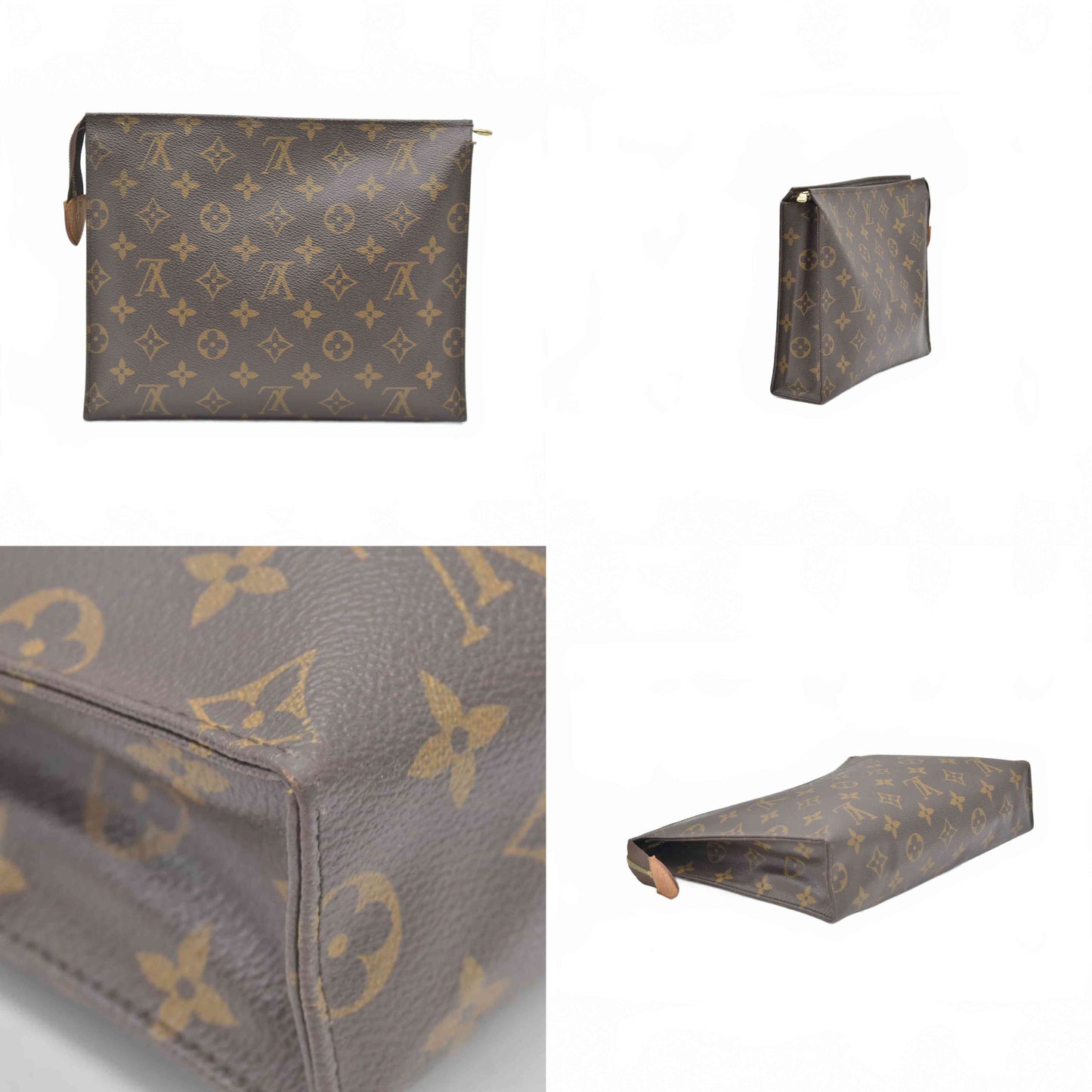 $1120 Louis Vuitton Monogram Toiletry Pouch 26 CONSIGNMENT
