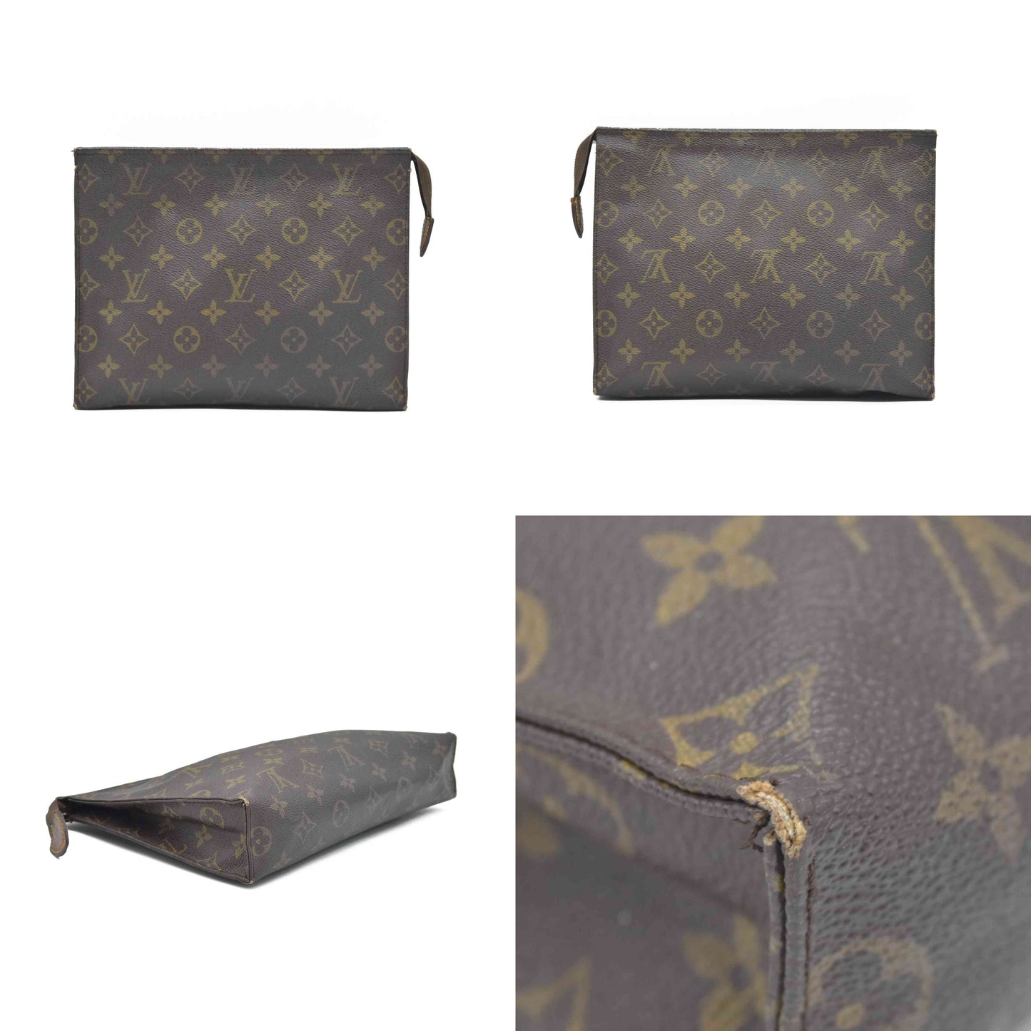 $1120 LOUIS VUITTON Monogram Toiletry 26 871TH
