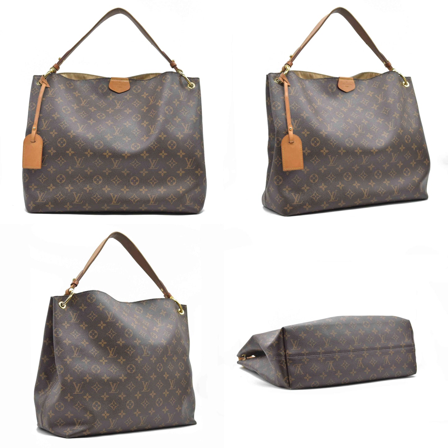 AUCTION $2120 Louis Vuitton  Monogram Graceful MM TX0159