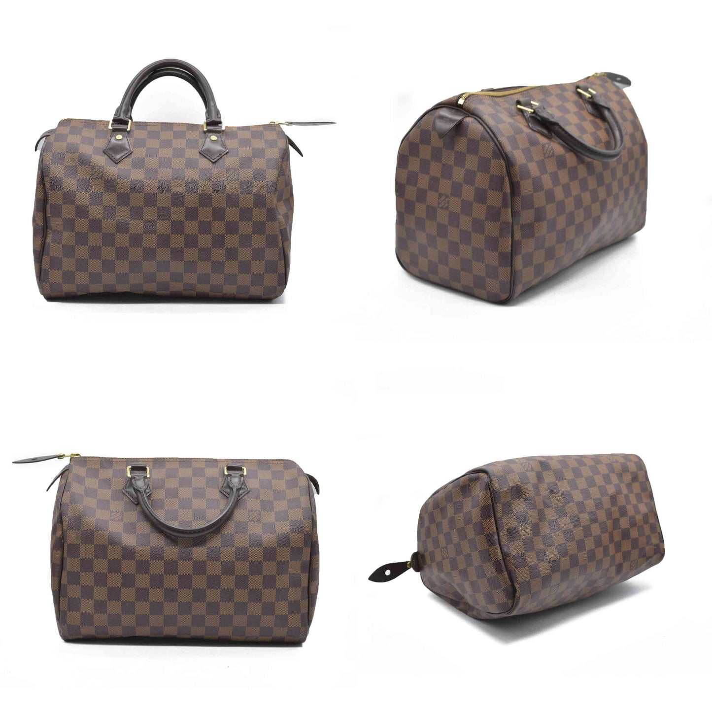 $1630 Louis Vuitton  Damier Ebene Speedy 30 AA1220