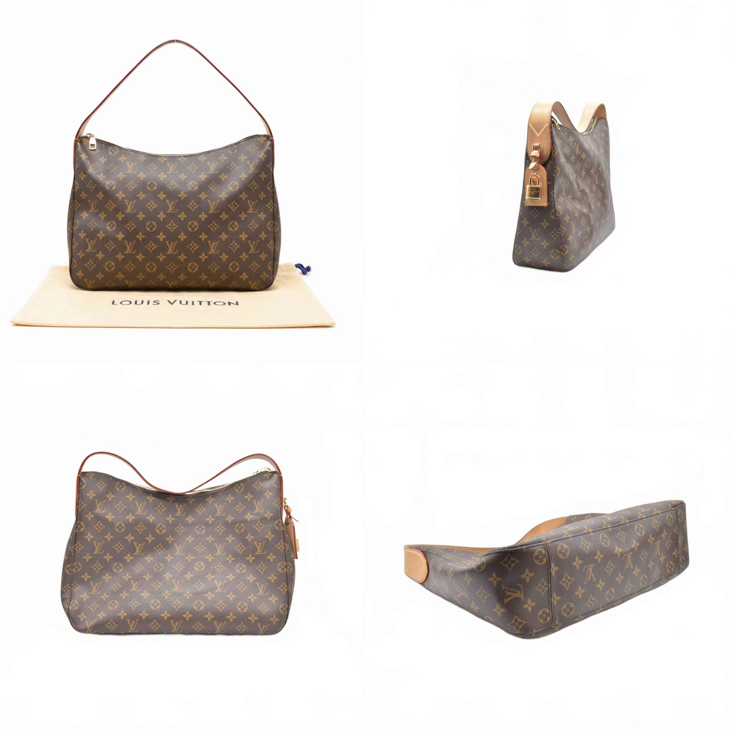 $2740 Louis Vuitton Monogram Slouchy MM