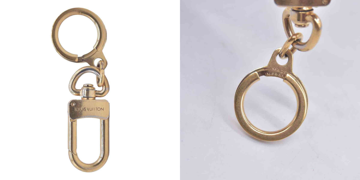 $330 Louis Vuitton Gold Key Chain Charm CONSIGNMENT
