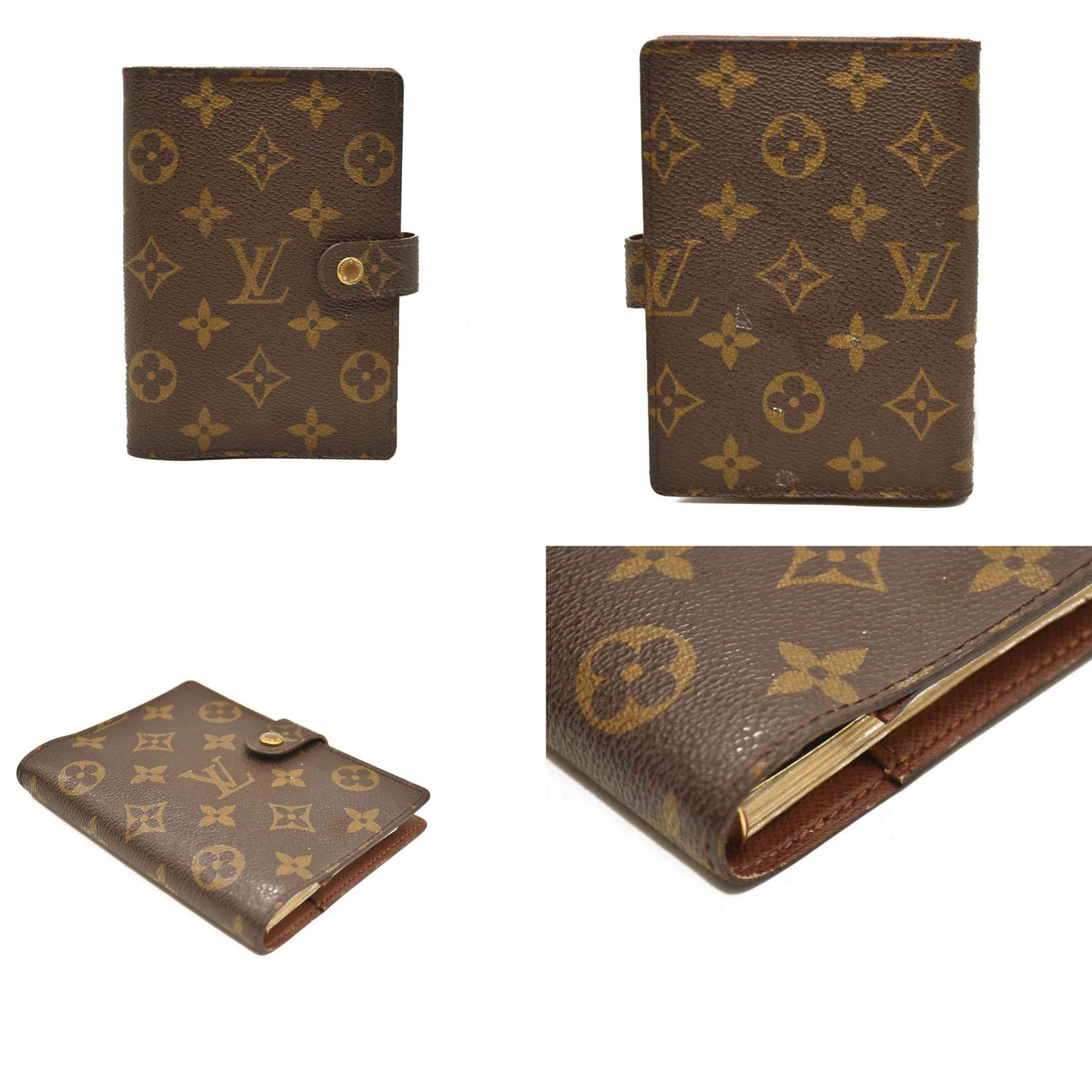 Louis Vuitton  Monogram Medium Ring Agenda Cover CA0051