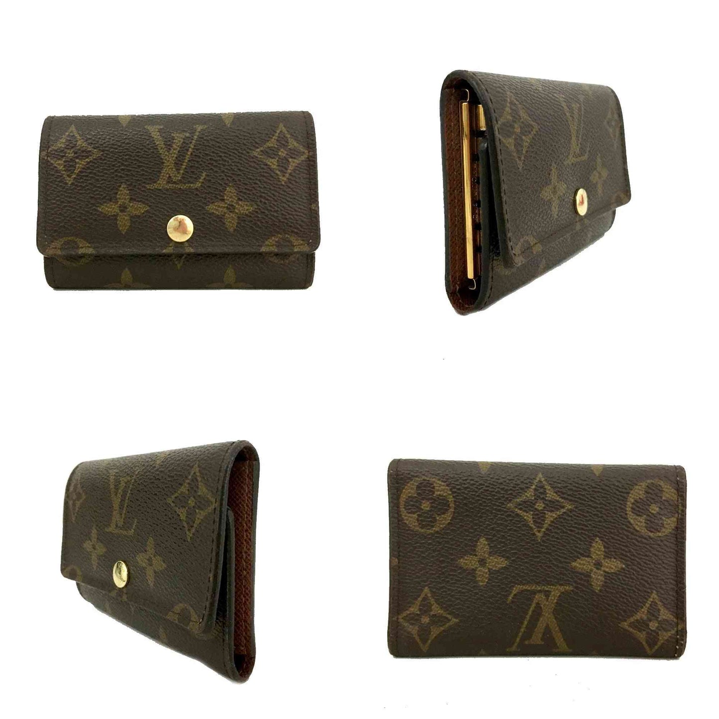 Louis Vuitton Monogram Multicles 6 Ring Key Case Brown RFID