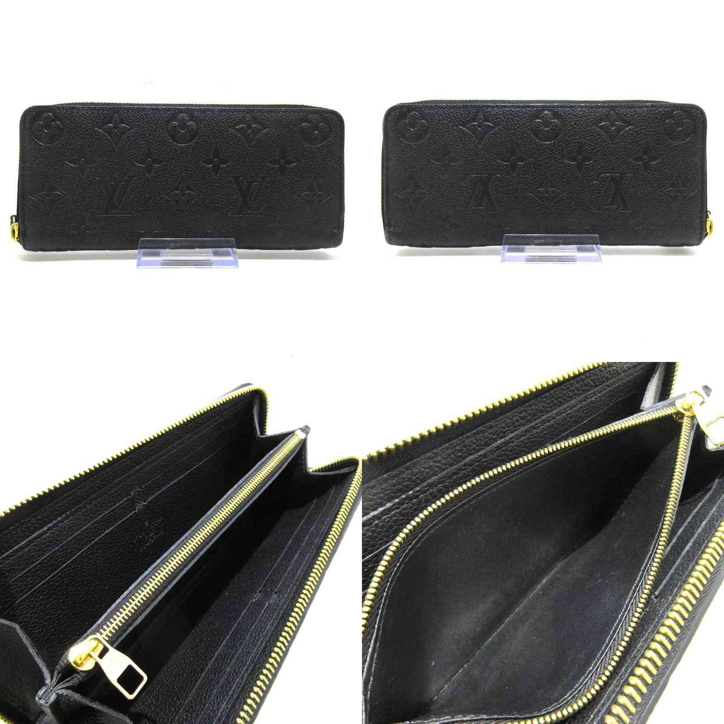 LOUIS VUITTON Empreinte Clemence Wallet Black SP1157