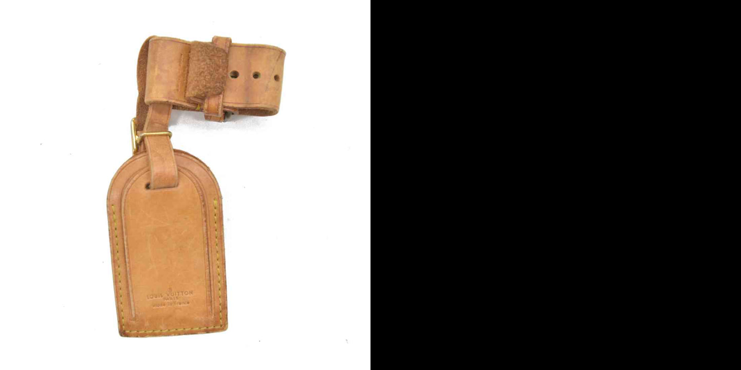 Louis Vuitton Vachetta Luggage Tag and Handle Strap Set LARGE 10