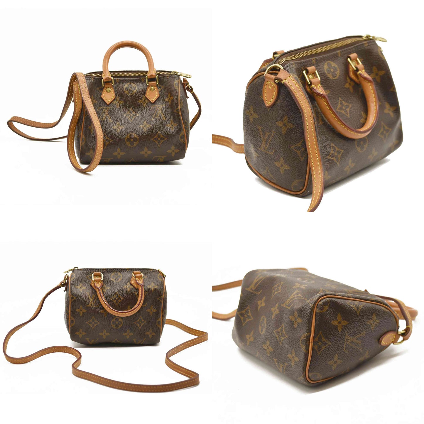 LOUIS VUITTON Monogram Nano Speedy TR2196