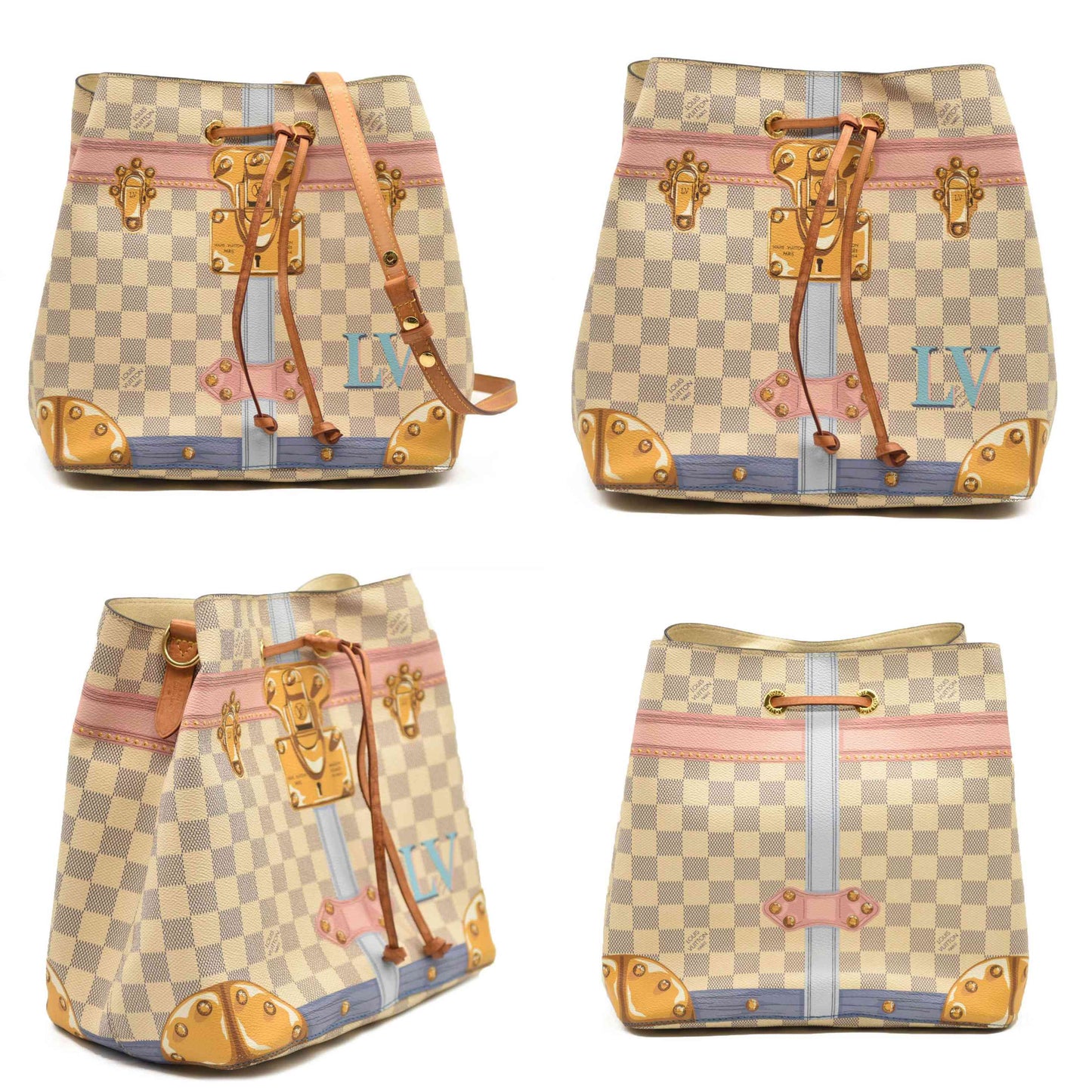 LOUIS VUITTON Damier Azur Summer Trunks Neonoe